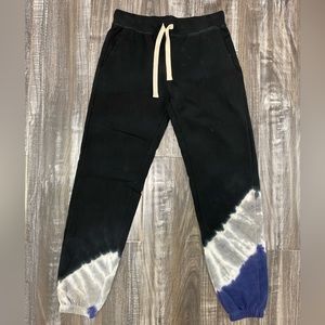 NWT ELECTRIC & ROSE Black/Grey/Navy Tie-Dye Jogger